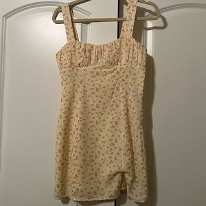 Princess Polly Yellow Floral Dress